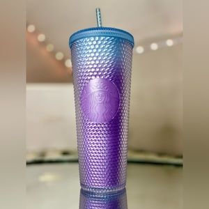 Starbucks Periwinkle Gradient Bling Venti Tumbler 24oz WINTER 2024